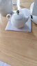 希式 羊脂玉小茶壺德化白瓷泡茶壺手工高檔家用功夫茶具唐月窯陶瓷馬蹄壺辦公室會(huì )客 馬蹄壺（羊脂玉175ml） 曬單實(shí)拍圖