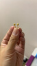 老廟黃金耳釘古韻金耳飾古法工藝小金豆送女友生日禮物 曬單實(shí)拍圖