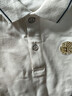 暇步士（Hush Puppies）童裝男童polo衫25秋兒童學(xué)院風(fēng)長(cháng)袖T恤休閑上衣 本白    130    曬單實(shí)拍圖