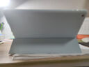 唯少 iPad9保護套蘋(píng)果平板電腦9/8/7代2021新款三折支架保護殼10.2英寸防摔智能休眠皮套 白冰藍【智能休眠皮套】配觸屏筆 iPad 9/8/7代【10.2英寸】 曬單實(shí)拍圖