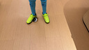 卡爾美（KELME）足球鞋青少年TF碎釘比賽球鞋透氣學(xué)生防滑耐磨足球鞋 熒光黃 32  曬單實(shí)拍圖