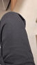 森馬（Semir）王安宇同款丨休閑褲男25冬磨毛寬松闊腿男褲通勤褲子109725127106 曬單實(shí)拍圖
