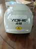 永恒新國標A類(lèi)3C認證電動(dòng)車(chē)頭盔女夏季四季電瓶車(chē)半盔男輕便摩托車(chē)安全帽DK1 茉莉白(淺灰) 均碼 曬單實(shí)拍圖