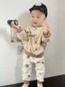巴帝巴帝秋季新款嬰幼兒純棉秋褲棉毛褲保暖打底睡褲 森林小熊 90 曬單實(shí)拍圖
