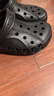 crocs卡駱馳貝雅洞洞鞋沙灘鞋|10126 黑色-001 41/42(260mm)  曬單實拍圖