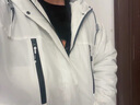 啄木鳥棉衣男加絨加厚冬季外套男潮流百搭男士連帽棉服夾克學生棉襖上衣 白色 【加絨加厚】 XL 【推薦體重 140-160斤】 曬單實拍圖