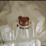 貝瑞加（Babyprints）嬰兒內(nèi)衣套裝男女寶寶秋衣秋褲2件套純棉家居服上衣褲子 小熊80 曬單實(shí)拍圖