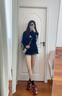 CAMILA KSENIA板鞋女士2025新款秋冬休閑百搭厚底條紋阿甘鞋復(fù)古華夫運(yùn)動(dòng)跑步鞋 安可拉紅色 37 曬單實(shí)拍圖
