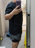 李寧（LI-NING）短袖t恤男夏季運動(dòng)衣服飾男裝戶(hù)外速干上衣跑步健身投籃球訓練服 LI-NING黑【棉質(zhì)】 L (175) 曬單實(shí)拍圖