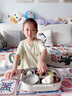 雙槍（Suncha）鈦健康不銹鋼飯盒學(xué)生上班族可微波爐餐盒比316好1.5L配保溫袋 曬單實拍圖