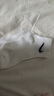 耐克速干訓練短襪(3雙)冬季支撐柔軟舒適NIKE LIGHTWEIGHT SX7677 100白/(黑) S 曬單實(shí)拍圖