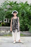 FIDQIOG國(guó)際品牌女童夏裝套裝2025新款女大童夏裝韓系吊帶上衣兒童度假休閑寬褲 圖片色【裙褲】 170 cm:建議身高155-165厘米 曬單實(shí)拍圖