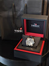 天梭（TISSOT）【官方授權(quán)店】風(fēng)度系列80機械機芯鏤空盤Nivachron游絲瑞士男表 鏤空灰盤鋼帶T127.407.11.081.00 曬單實拍圖