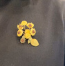 MichaelMichaud荷蘭梵高美術館 向日葵花瓶吊墜金銀項鏈 文藝復古生日禮物 梵高向日葵 蛇骨鏈40/60cm可選 曬單實拍圖