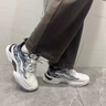 AJNBAAJ輕奢潮牌 男鞋秋冬季透氣網(wǎng)面運(yùn)動(dòng)鞋男輕便軟底跑步鞋休閑老爹鞋白黑-經(jīng)典款39 曬單實(shí)拍圖
