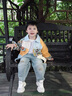 G.DUCKKIDS小黃鴨男童外套春秋款2025新款帥氣男孩夾克寶寶襯衫兒童秋裝上衣 藍色 100 建議2~3歲【 90-100cm】cm 曬單實(shí)拍圖