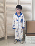 巴帝巴帝秋冬新款純棉嬰幼兒男童家居服套裝寬松舒適透氣 遨游太空 120 曬單實(shí)拍圖