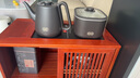 吉谷（K·KOU）全自動雙邊上水電熱水壺電燒水壺電茶壺鍋壺同煮 茶臺燒水壺一體桌茶具套裝泡茶1.0L+0.8L TC017B 曬單實拍圖
