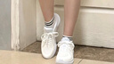安踏（ANTA）女鞋運動(dòng)鞋秋季新款網(wǎng)面透氣輕便軟底不累腳初中學(xué)生休閑跑步鞋子 迷霧藍【爆款新色】 37.5 【官方正品-假一賠十】 曬單實(shí)拍圖