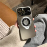 曼爾【音量防塵孔】適用蘋(píng)果16手機殼iPhone16promax磁吸大視窗一體支架殼ip15鏡頭膜全包保護套14pm 【沙漠色鈦金屬】全新磁吸支架-解放雙手-不粘指紋 iPhone 16 Pro Ma 曬單實(shí)拍圖