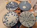 京東京造 盤子 餐盤飯盤餐具菜盤家用陶瓷水果備菜盤 北海道7英寸盤*4 曬單實(shí)拍圖