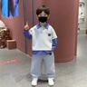 G.DUCKKIDS兒童裝男童套裝秋裝韓版衛(wèi)衣假兩件寶寶2025新款春秋帥氣時(shí)髦衣服 熱售灰色 100 身高90-100cm年齡3-4歲 曬單實(shí)拍圖