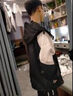 阿尼三青少年沖鋒衣外套男款春秋季新款初高中學(xué)生帥氣防風(fēng)防水夾克秋裝 黑色【單件外套】 L 曬單實(shí)拍圖