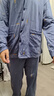 南極人【純棉抗菌防螨】男士睡衣男秋冬開(kāi)衫滿(mǎn)印可外穿家居服套裝藍(lán) XL 曬單實(shí)拍圖