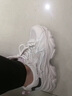 星期六（St&Sat）品牌超火厚底老爹鞋女2025新款秋季網(wǎng)面透氣運動休閑女鞋增高鞋子 杏色 37 曬單實拍圖