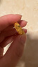 周六福（ZLF）七夕禮物  足金999活口金戒指女滿(mǎn)天星女士戒指黃金 計價(jià) 17號-5.17g 曬單實(shí)拍圖