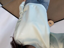 安踏衛(wèi)衣女款2025秋季新款寬松顯瘦圓領(lǐng)無帽長袖上衣小個子打底衫 7706-1月影綠 M 160 曬單實(shí)拍圖
