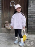 兒童搖粒絨外套2025秋冬新款保暖上衣男女童休閑拉鏈抓絨立領(lǐng)夾克 粉色 【重磅高質(zhì)量】 140 曬單實(shí)拍圖