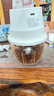 榮事達絞肉機家用小型料理機無(wú)線(xiàn)電動(dòng)打蒜器搗蒜泥神器多功能輔食機廚房絞餡機蒜蓉機攪蒜器蒜泥搗碎器 【十葉刀+強悍動(dòng)力】 0.35L 絲滑絞肉 曬單實(shí)拍圖