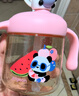 貝親（Pigeon）兒童牛奶杯1-3歲 寶寶喝奶瓶 PPSU直飲泡奶吸管水杯 紫色330mL 曬單實(shí)拍圖