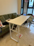信京培訓桌長(cháng)條桌可折疊會(huì )議桌辦公桌教室桌椅組合雙人120*50單層單桌 曬單實(shí)拍圖
