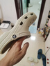卡駱馳（crocs）經(jīng)典Clog男女洞洞鞋一腳蹬沙灘鞋 CR10001-2Y2  39 （39-40）  曬單實(shí)拍圖