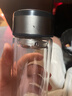 【?京東物流配送】高硼硅雙層玻璃杯大容量泡茶杯水杯子茶水分離 【雙層加厚】茶杯 350ml 1只 曬單實(shí)拍圖