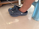 crocs卡駱馳老貝雅洞洞鞋同款男女戶(hù)外涼鞋情侶防滑沙灘涼拖鞋 老貝雅-深藍色 36 曬單實(shí)拍圖