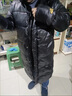 皮爾卡丹男士中長版羽絨服冬季高端加厚保暖黑金羽絨衣連帽外套2025新款潮 黑色 L 120-140斤 曬單實拍圖