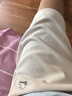 名創(chuàng)優(yōu)品（MINISO）重磅短褲男夏季戶外運(yùn)動(dòng)直筒五分褲青少年潮流百搭中褲 淺米 L 曬單實(shí)拍圖