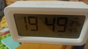 得力（deli）兒童節(jié)禮物充電電子鬧鐘背光家用學(xué)生兒童溫濕度計(jì)床頭鐘開學(xué)升學(xué)必備白 LE103A開學(xué)必備禮物 曬單實(shí)拍圖