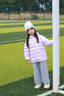 Skechers斯凱奇兒童羽絨服男童女童外套保暖中大童冬裝P425K050 紫色/00EW 120 cm 曬單實(shí)拍圖