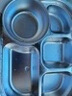 煦凜【德國】保溫飯盒學(xué)生大容量可微波爐五格上班族餐盒304不銹鋼盤(pán) 大號米色+餐具+保溫袋 2900ml 【德國精工 加深加厚】 曬單實(shí)拍圖