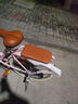 飛鴿（FLYING PIGEON）自行車(chē)成人通勤車(chē)自行車(chē)學(xué)生單車(chē)成人自行車(chē)通勤自行車(chē)女士自行車(chē) 標配櫻花粉|單速|(zhì)輻條輪+禮包 24寸適合150-170cm 曬單實(shí)拍圖