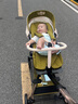 普洛可（PLAYKIDS）A8max遛娃神器推車(chē)嬰兒車(chē)0-3歲用折疊可坐可躺帶減震輕便溜娃車(chē) 【五段遮陽(yáng)篷】A8MAX一代羅馬假日 曬單實(shí)拍圖