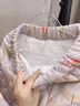 嬌彩夢(mèng)冬季睡衣女三層夾棉加厚加絨保暖青年女士純棉家居服套裝 桃桃滿(mǎn)枝（灰色底） 三層夾棉加厚 L (身高160-170cm，體重105-125斤) 曬單實(shí)拍圖
