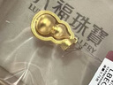 六福珠寶 福滿(mǎn)傳家足金葫蘆黃金吊墜掛墜不含項鏈計價(jià) 約5.73克 曬單實(shí)拍圖