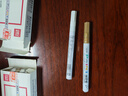 得力（deli）1.5mm細桿輪胎修補油漆筆記號筆馬克筆高光筆簽字簽到涂鴉 清明石碑碑文筆防水 12支/盒 S576白 曬單實(shí)拍圖