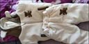 迪士尼（Disney）嬰兒衣服冬季加絨加厚網(wǎng)紅棉服兩件套分體套裝一歲男女寶寶冬裝潮 加厚 包包熊兩件套米色 80cm 曬單實(shí)拍圖
