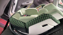 虎貝爾（HBR）E360pro新國標兒童安全座椅汽車(chē)嬰兒0-12歲寶寶i-Size 棋盤(pán)格綠 曬單實(shí)拍圖